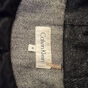 Beautiful,warm Calvin Klein coat. Wool& polyester. Faux fur hood.great condition